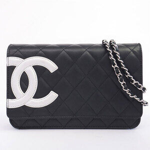 Chanel Chain Crossbody Bag Wallet CC Logo Coco Mark Cambon